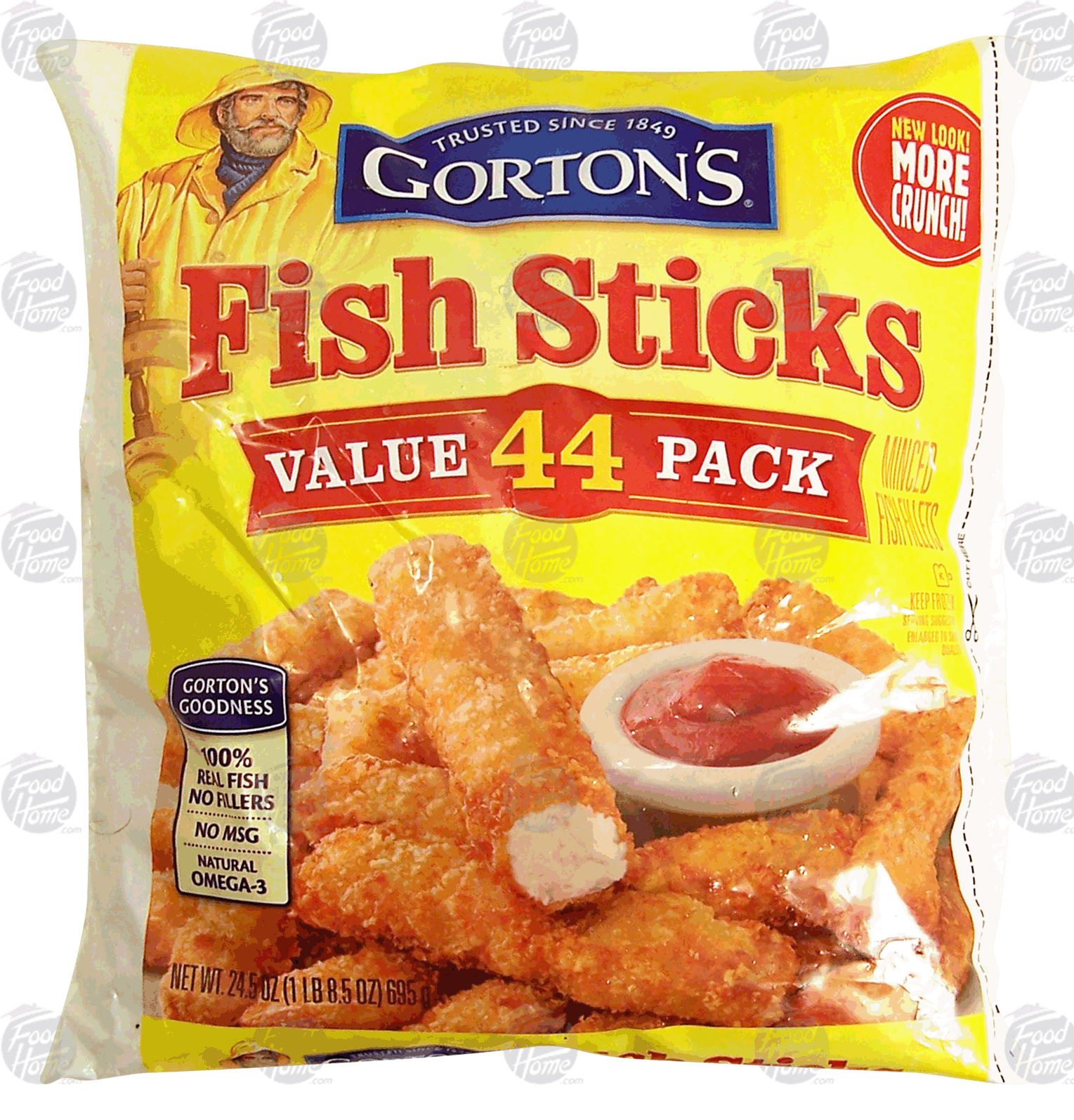 Gorton's Fish Sticks Crunchy Golden 44 Ct Value Pk Full-Size Picture